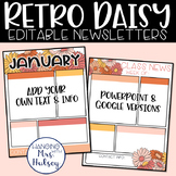 Retro Daisy Newsletter Templates