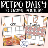 Retro Daisy Ten Frame Posters