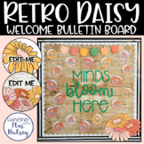 Retro Daisy Welcome Bulletin Board