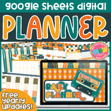 Retro Digital Planner | Google Sheets | Free Updates