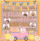 Retro Easter Vibes Bulletin Board Kit, Printable Easter Cl