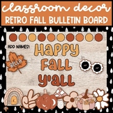 Retro Fall Bulletin Board: Fall Classroom Decor, September