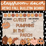 Retro Fall with Pumpkins Bulletin Board: September October
