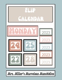 Retro Flip Calendar