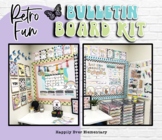 Retro Fun Classroom Decor Bulletin Board Kit | Editable St