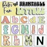 Retro Fun Classroom Decor Bulletin Board Printable Letters