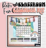 Retro Fun Classroom Decor Calendar Kit