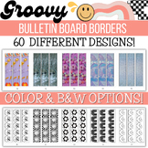 Groovy Bulletin Board Borders for Classroom Decor | Retro 