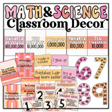 Retro Groovy Math & Science Classroom Decor