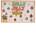 Retro Holly Jolly Vibes - Bulletin Board Design