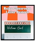 Retro Letter Posters - Groovy font and funky design