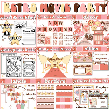 Preview of Retro Movie Party//End of the Year Theme Day