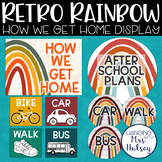 Retro Rainbow How We Get Home Display