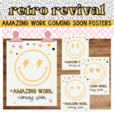 Retro Revival - Amazing Work Coming Soon Posters