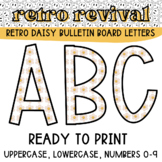 Retro Revival Daisy Bulletin Board Letters