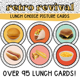 Retro Revival Lunch Choice Picture Cards