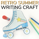 Retro Roller Skate Craft - Summer Writing Craft for Summer