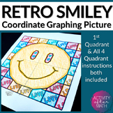 Retro Smiley Face Coordinate Graphing Picture
