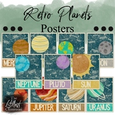 Retro Solar System Posters | Educational Planet Posters