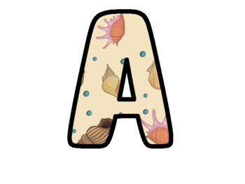Preview of Retro Summer Bulletin Board Letters, Alphabet Posters,  Classroom Décor #239