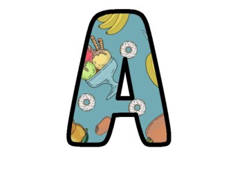 Preview of Retro Summer Bulletin Board Letters, Alphabet Posters,  Classroom Décor #246