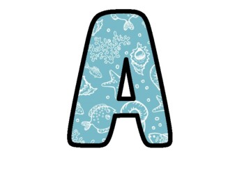 Preview of Retro Summer Bulletin Board Letters, Alphabet Posters,  Classroom Décor #273