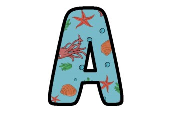 Preview of Retro Summer Bulletin Board Letters, Alphabet Posters,  Classroom Décor #289
