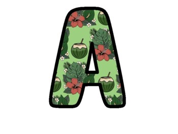 Preview of Retro Summer Bulletin Board Letters, Alphabet Posters,  Classroom Décor #290