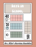Retro Ten Frame Days In School
