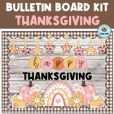 Retro Thanksgiving Bulletin Board/ Groovy Thanksgiving Bul