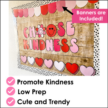 February Bulletin Board Ideas - Valentine Door Decor - Kindness ...