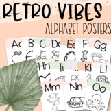 Retro Vibes Alphabet Chart | Flash Freebie |