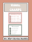 Retro Visual CHAMPS Posters