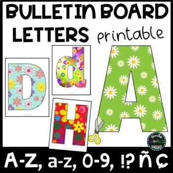 Bulletin Board Letters, A-Z, a-z, and 0-9