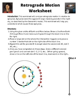 Preview of Retrograde Motion Worksheet