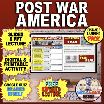 Preview of Returning Home | Post-World War II America | Digital Learning Pack