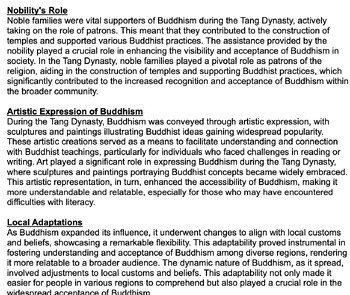 Preview of Reunification of China and the Spread of Buddhism