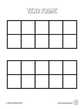 Reusable Tens Frames w/ FUN Counters! Includes Number Sentence - TK ...