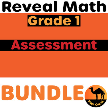 Preview of Reveal Math Grade 1 BUNDLE Assessment/Review Units 2-13 | 1st Grade Test