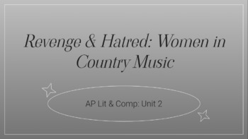Preview of Revenger & Hatred: Women in Country Music