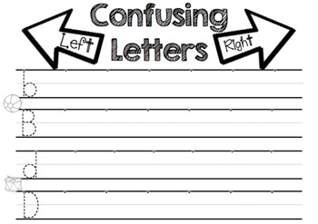 Reversal Practice, B/D/P/Q Letter Discrimination, Confusing Letter Practice