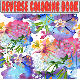 Reverse Coloring Book:Draw Designs on Watercolor Art-Abstr