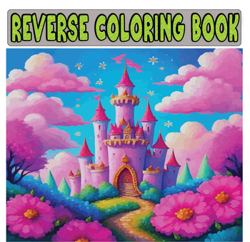 Preview of Reverse Coloring Book : Stress Relief - Calming Activity - You Draw The Line