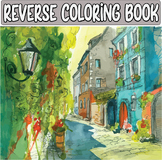 Reverse Coloring Book:Transformative Watercolor Art for St