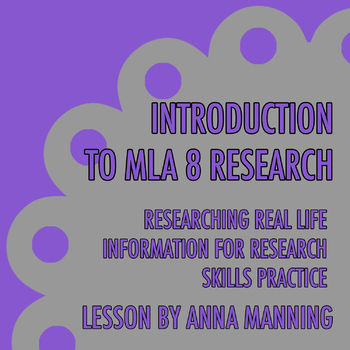 Preview of Reverse Engineer Your Future Using MLA 8 Research