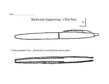 Om hænge antik Reverse Engineering - take apart pens by Hands on Science fun | TPT
