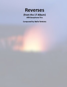 Preview of Reverses for Saxophone Trio (ATB) Score & Parts