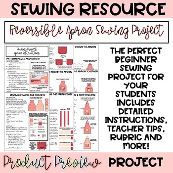 Preview of Reversible Apron Sewing Project | Sewing & Apparel | Sewing Projects | FACS, FCS