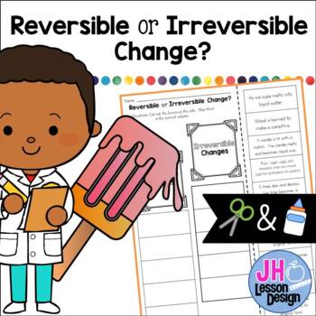 Preview of Reversible and Irreversible Changes: Cut and Paste Sorting Activity