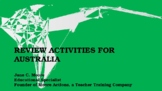 Review Activities for Australia